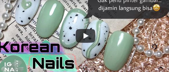 Nail Art Mudah ala Korean Style | How I Do Trandy and Easy Nails Korean Style